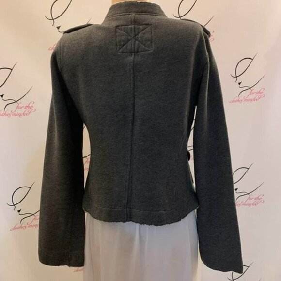 Jacob Connexion. Size S-M. Military Style. Soft Knit Jacket. Stretch. B28. - Picture 4 of 6